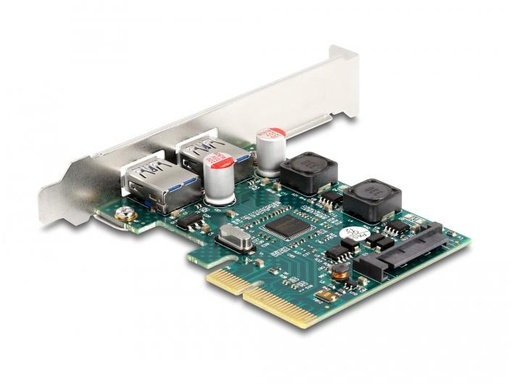 [90317857 1605007] Delock PCI-Express-Karte USB 3.1 Gen 2 - 2x USB Typ-A