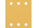 Bosch Professional Schleifpapier EXPERT C470, 115 x 107 mm, G 80, 10-tlg.