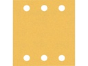 Bosch Professional Schleifpapier EXPERT C470, 115 x 107 mm, G 120, 10-tlg.