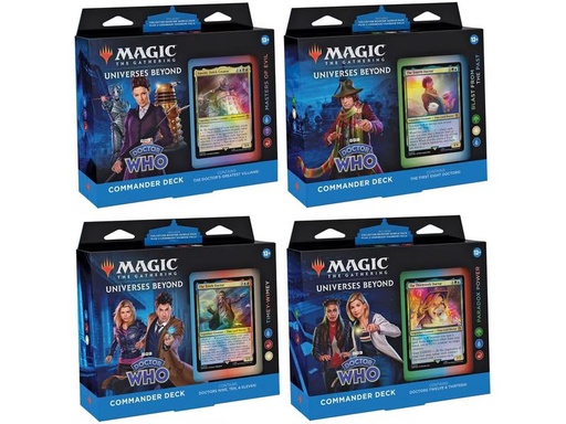 [90318037 1587131] Magic: The Gathering Doctor Who: Commander Deck Set -EN-
