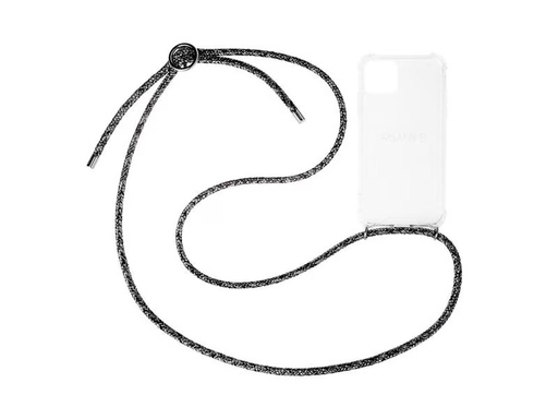 [90318122 1622225] Urbany's Necklace Case iPhone 15 Pro Flashy Silver
