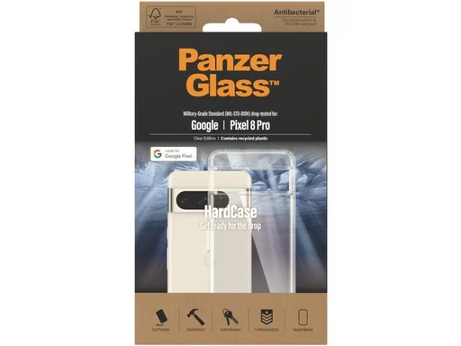 [90318348 1632220] Panzerglass Back Cover HardCase Pixel 8 Pro Transparent