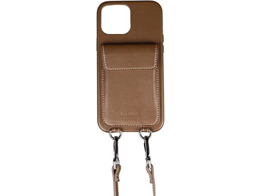 [90318379 1622263] Urbany's Necklace Case Handekette+ iPhone 15 Pro Max Espresso Martini