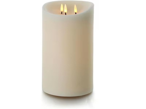 [90318469 1631981] balthasar LED Outdoor Echtwachskerze, Creme