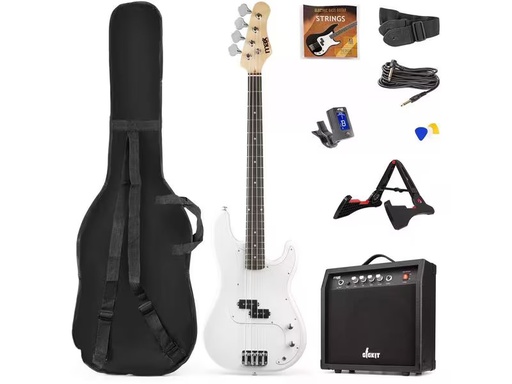 [90318489 1627371] MAX E-Bass GigKit Weiss