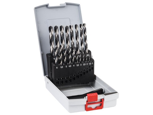 [90318498 1338287] Bosch Spiralbohrer-Set HSS PointTeQ, 19-teilig