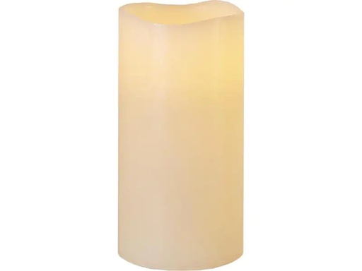 [90051877 898860] Star Trading LED-Kerze Big Ø 10 x 20 cm, Beige