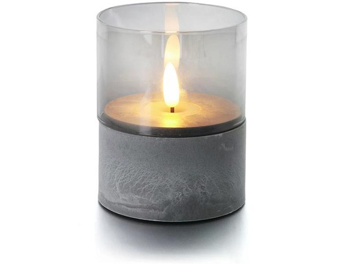 [90318524 1631982] balthasar LED Kerze Gracia, Grau