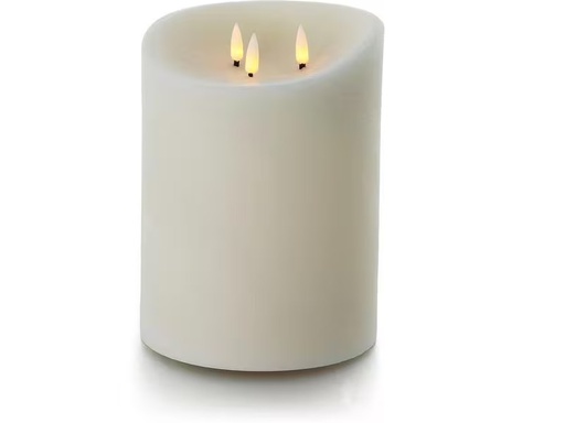 [90318580 1631980] balthasar LED Outdoor Echtwachskerze, Creme