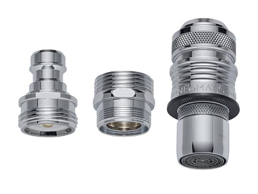 [90318595 1600033] diaqua® Wasch-/Spülmaschinen Set Messing verchromt