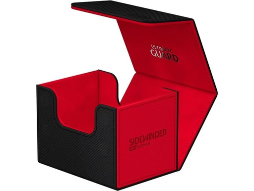 [90318701 1629072] Ultimate Guard Kartenbox XenoSkin Synergy Sidewinder 100+ Schwarz/Rot