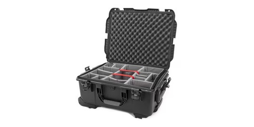 [90318855 1556113] Nanuk Kunststoffkoffer 955 - mit Trennwand Schwarz
