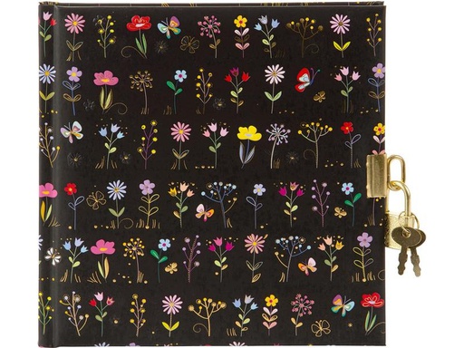 [90318951 1594647] Goldbuch Tagebuch Small &amp; Brave Schwarz 96 Seiten, 16.5 x 16.5 cm