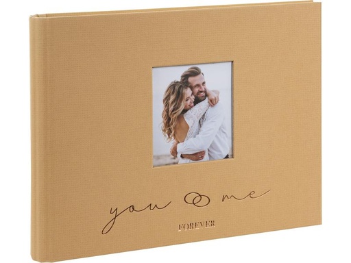[90318997 1594668] Goldbuch Foto-Gästebuch you &amp; me 29 x 23 cm, 50 Seiten, Braun
