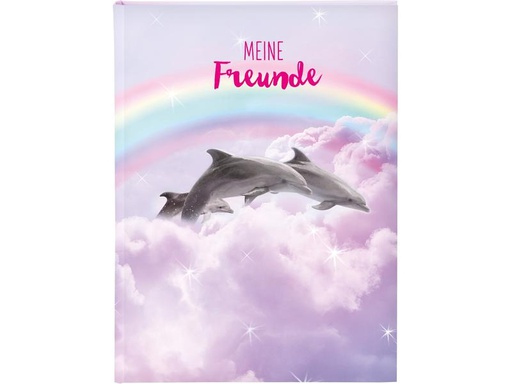 [90319014 1594608] Goldbuch Freundebuch Delfine A5, 88 Seiten