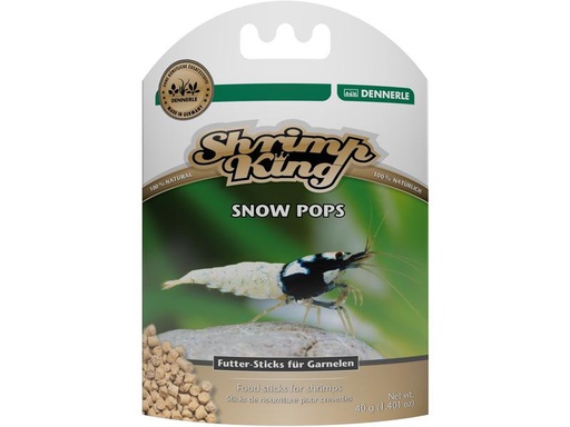 [90319286 1607677] Dennerle Ergänzungsfutter Shrimp King Snow Pops, 40 g