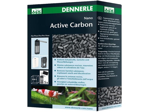 [90319306 1607603] Dennerle Wasserpflege Nano ActiveCarbon, Ø 3 mm