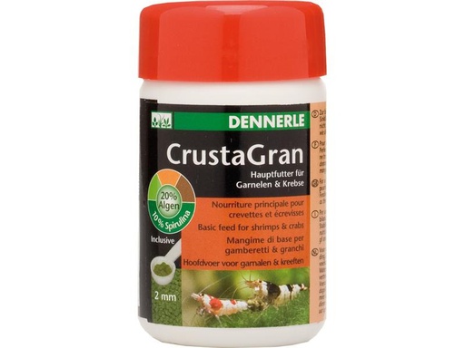 [90319343 1607583] Dennerle Basisfutter CrustaGran, Ø 2 mm, 100 ml
