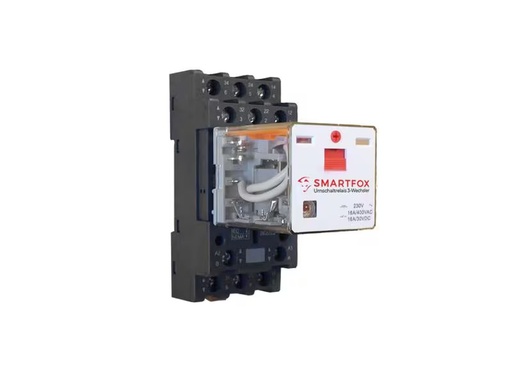 [90319344 1629619] SMARTFOX Umschaltrelais 3-Wechsler, 16A, 230 V AC