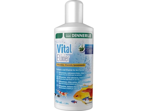 [90319409 1607684] Dennerle Fischpflege Vital Elixier, 250 ml