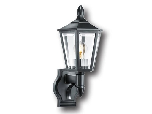 [90319441 1627888] Steinel Wandleuchte L 15, E27, 60 W, Schwarz