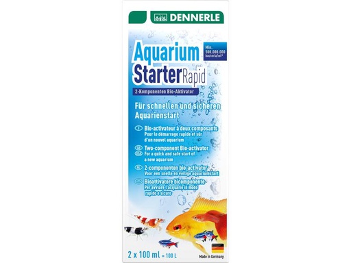 [90319468 1607564] Dennerle Wasseraufbereiter Aquarium Starter Rapid, 200 ml