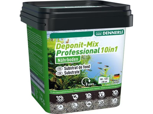 [90319599 1607588] Dennerle Nährboden Deponit-Mix Professional 10 in 1, 4.8 kg