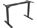 Contini Tischgestell ohne Platte ET225E, Höhe: 645-1300 mm, Schwarz