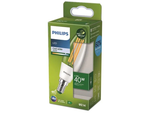 [90319672 1555347] Philips E14 Kerze LED, Ultra-Effizient, Neutralweiss, 40W Ersatz