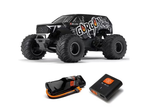 [90319757 1630967] Arrma Monster Truck Gorgon MEGA 550 RWD Schwarz, Bausatz, 1:10