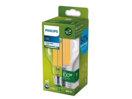 [90319791 1555345] Philips Lampe E27 LED, Ultra-Effizient, Neutralweiss, 100W Ersatz