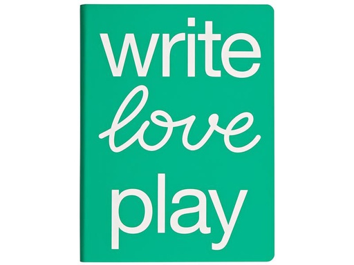 [90319935 1632674] Nuuna Notizbuch GRAPHIC L WRITE LOVE PLAY