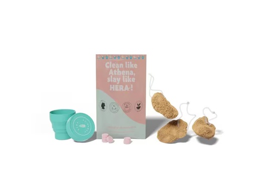 [90319981 1634899] Hera Organics Starterkit Menstruationsschwämme Gr. M