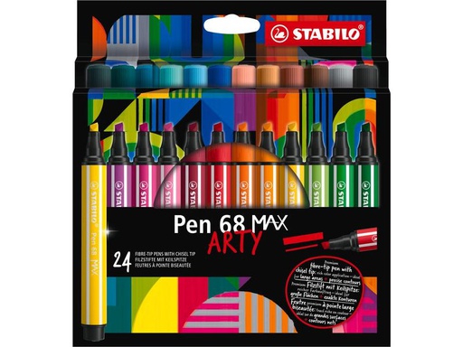 [90319991 1632665] STABILO Pen 68 MAX ARTY 24er Etui