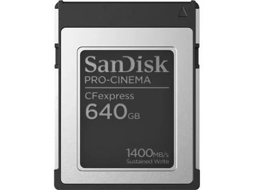 [90319998 1631223] SanDisk CFexpress-Karte PRO Cinema Type B 640 GB
