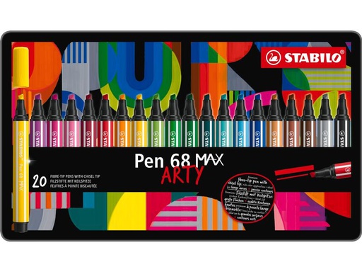 [90320008 1632664] STABILO Pen 68 MAX ARTY 20er Etui
