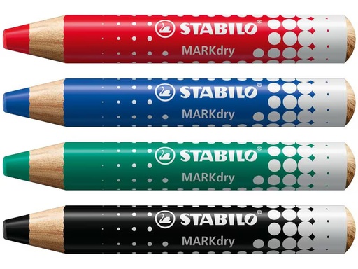 [90320034 1632648] STABILO Whiteboard-Marker MARKdry 4er Etui