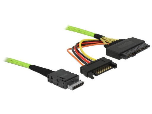 [90052047 912399] Delock OCuLink-Kabel PCIe SFF-8611 zu U.2 SFF-8639, 0,5 m