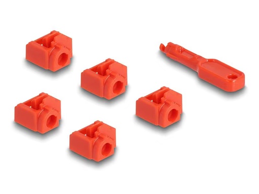 [90320914 1637414] Delock RJ45 Port Blocker Set für RJ45 Buchse 1 Stück