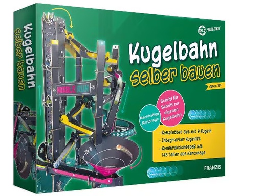 [90321139 1560269] Franzis Bausatz Kugelbahn selber bauen 143-teilig