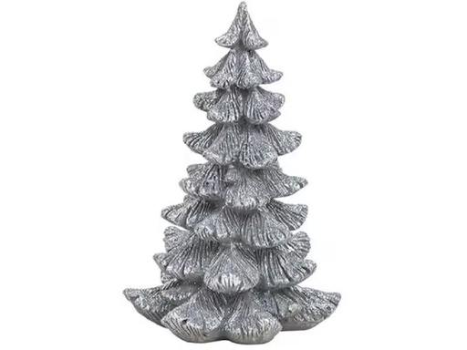 [90321174 1612502] G. Wurm Weihnachtsbaum Silber, 10 x 16 x 10 cm