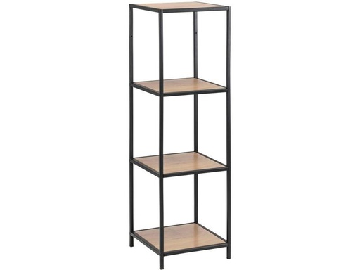 [90321320 1632537] AC Design Regal Seaford 35 x 37 x 119,5 cm, Nature/Schwarz