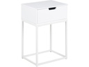 AC Design Nachttisch Mitra 40 x 30 x 61,5 cm, Weiss