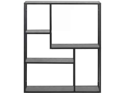 [90321368 1632484] AC Design Wandregal Seaford 75 x 20 x 91 cm, Schwarz