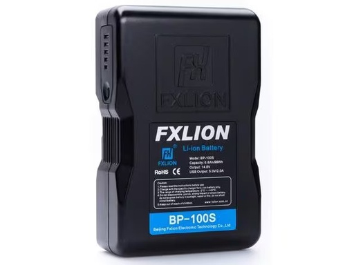 [90321419 1564095] FXLion Videokamera-Akku BP-100S Cool Black V-Mount