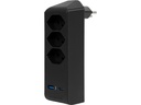 Brennenstuhl Abzweigstecker 3 x T13, 1 x USB A, 1 x USB C, 300° drehbar