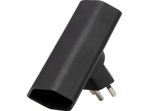 [90321440 1632136] Brennenstuhl Flachstecker 2 x T13, 300° drehbar, flach, Schwarz