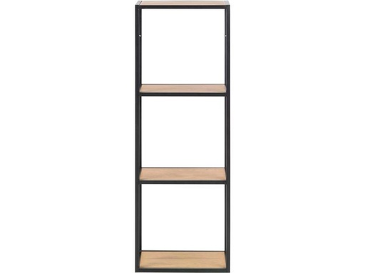 [90321494 1632486] AC Design Regal Seaford 24 x 37 x 108 cm, Nature/Schwarz