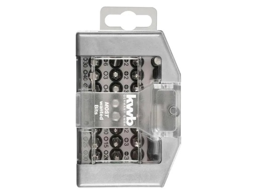 [90052183 492930] kwb Bit-Set MOST WANTED mit Gürtelclip, 32-teilig