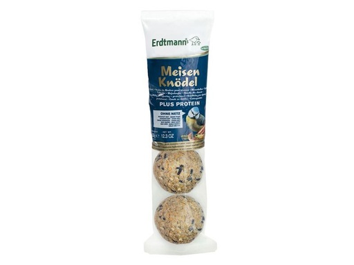 [90321579 1623449] Erdtmann Vogelfutter Meisenknödel Plus Protein, 4 Stück